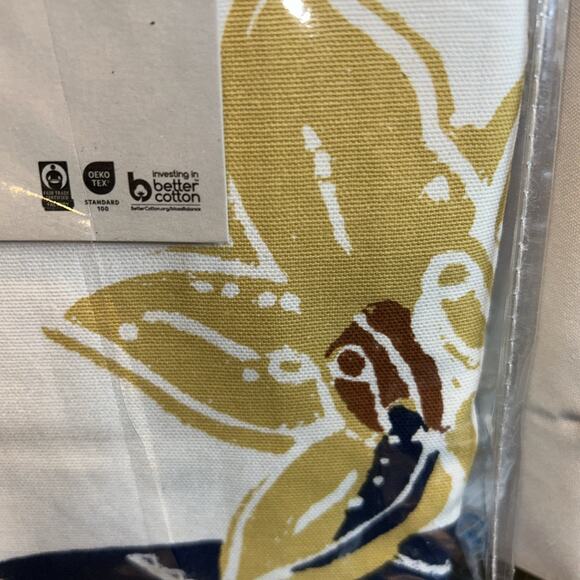 NWT West Elm Poppy Floral Shower Curtain-72"w x 74"l-Dark Horseradish Super Cute - Picture 5 of 8